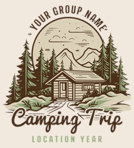 Create Camping Custom T-Shirts - Custom Printed Tees at Uberprints