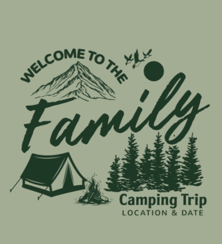 Camping t-shirt design 16