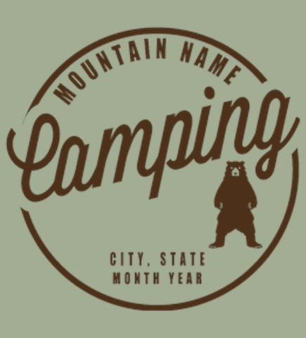 Camping t-shirt design 37