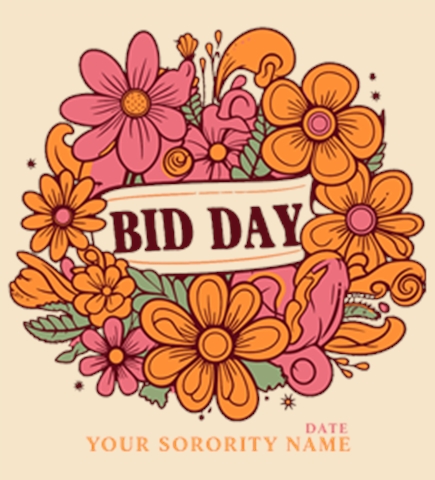 Bid Day t-shirt design 8
