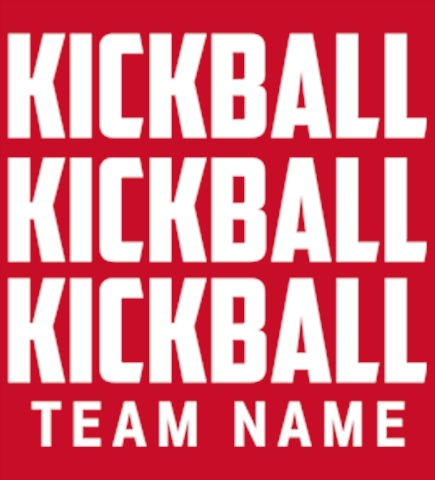 Kickball t-shirt design 16