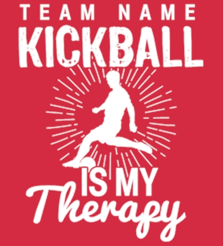 Kickball t-shirt design 19