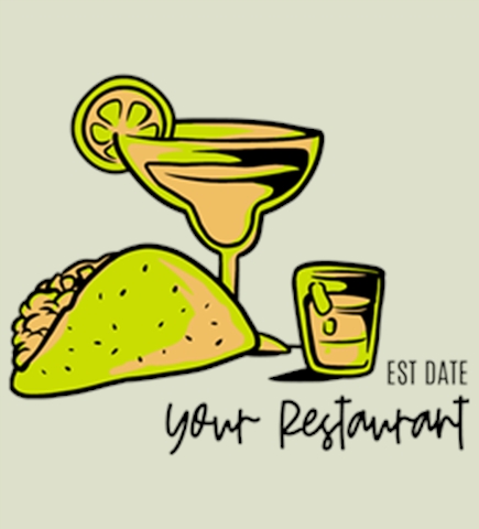 Restaurants/Bar t-shirt design 58