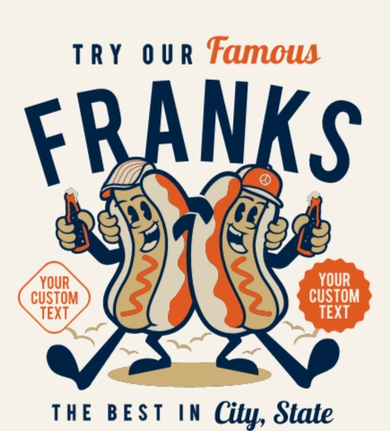 Restaurants/Bar t-shirt design 11