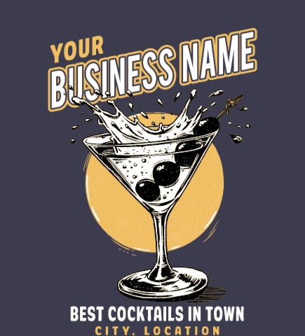 Restaurants/Bar t-shirt design 14
