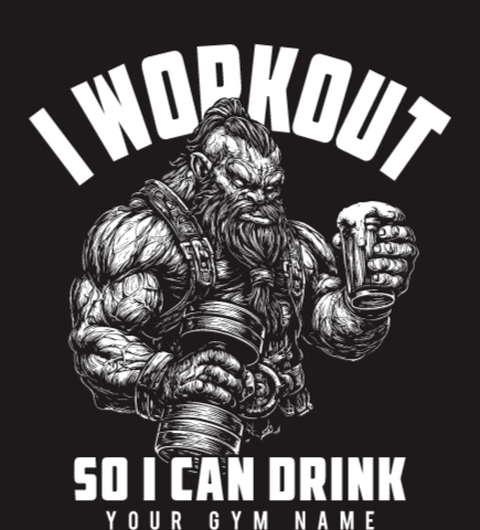 Workout t-shirt design 21
