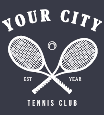 Tennis t-shirt design 30