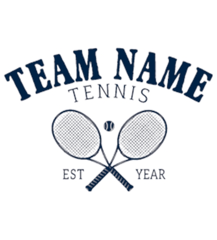 Tennis t-shirt design 44