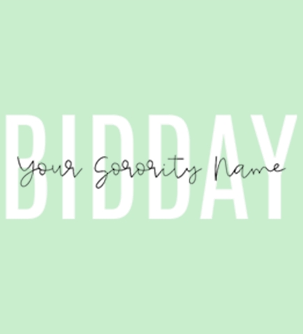 Bid Day t-shirt design 1