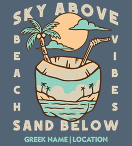 Greek Spring Break t-shirt design 15