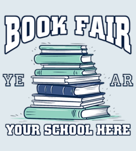 Book Fair t-shirt design 6