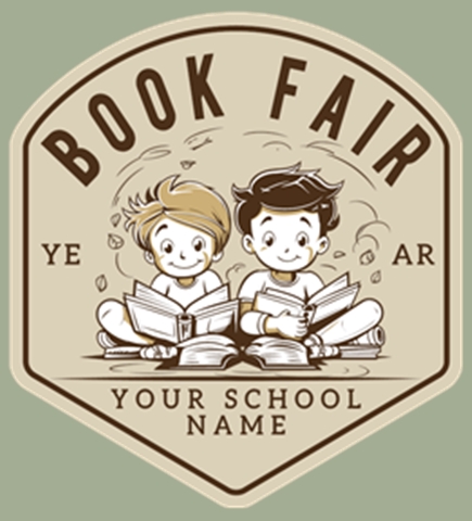 Book Fair t-shirt design 1