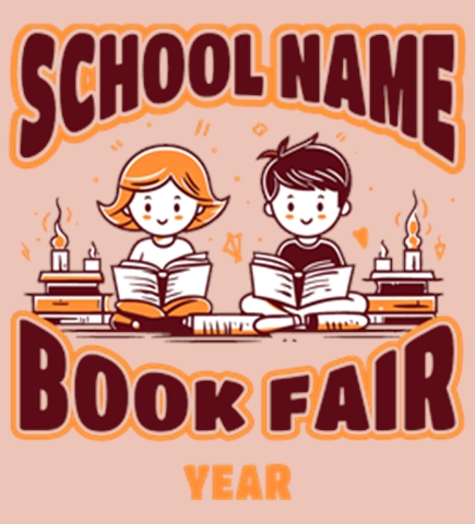 Book Fair t-shirt design 9