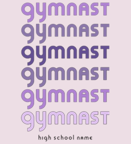 Gymnastics t-shirt design 13