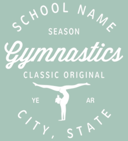Gymnastics t-shirt design 9