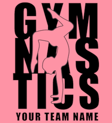Gymnastics t-shirt design 8
