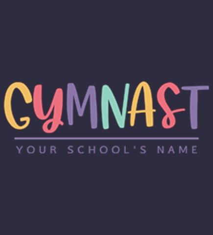 Gymnastics t-shirt design 4