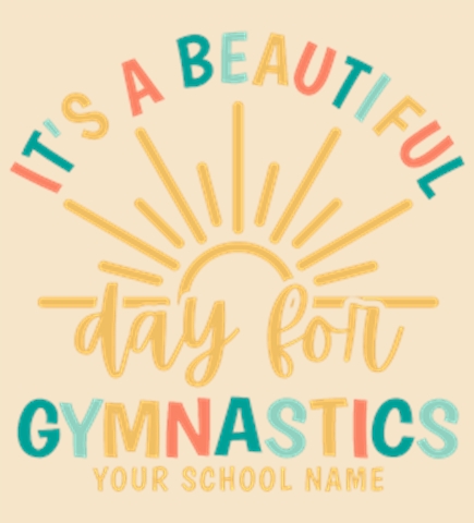 Gymnastics t-shirt design 12